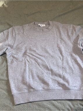 Stone Island Light Gray Crewneck Sweater